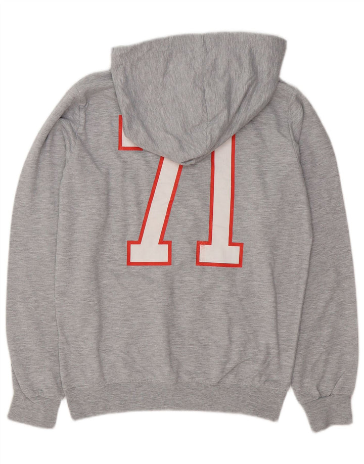 Starter Pull à Capuche Graphique Homme Gris Moyen Coton