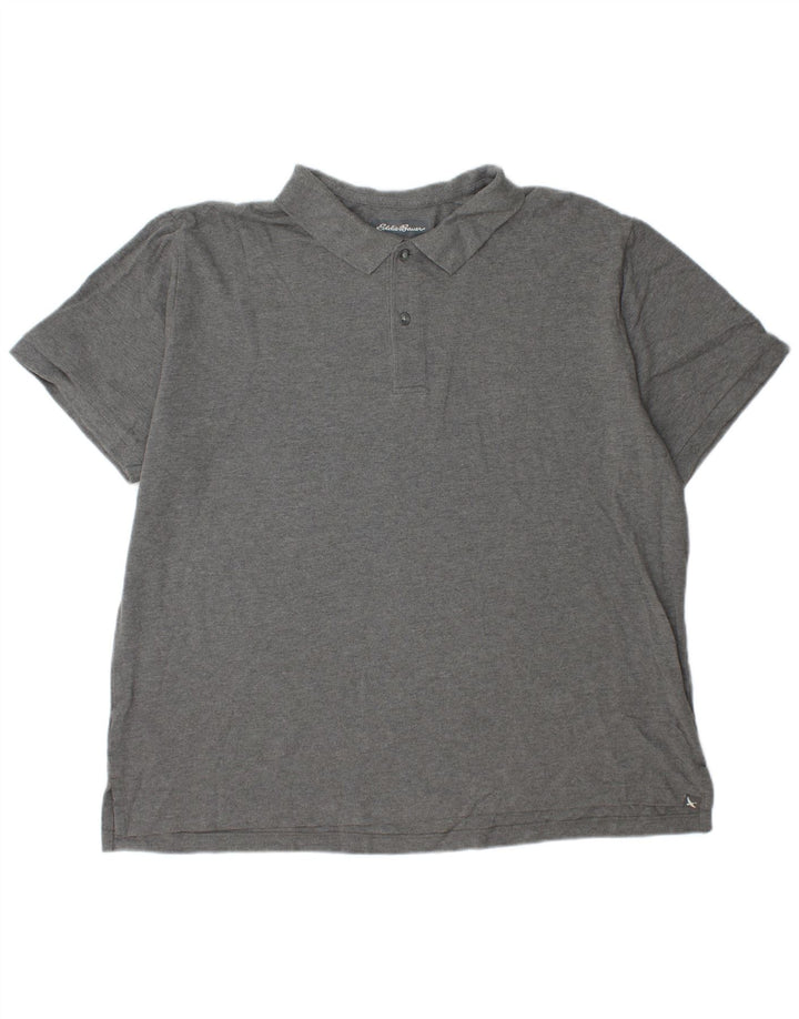 EDDIE BAUER Polo Homme 2XL Gris Coton