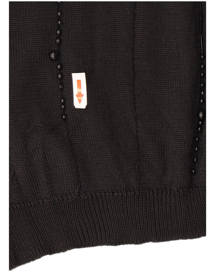 Gitam Pull col bateau pour femme UK 16 Large Noir
