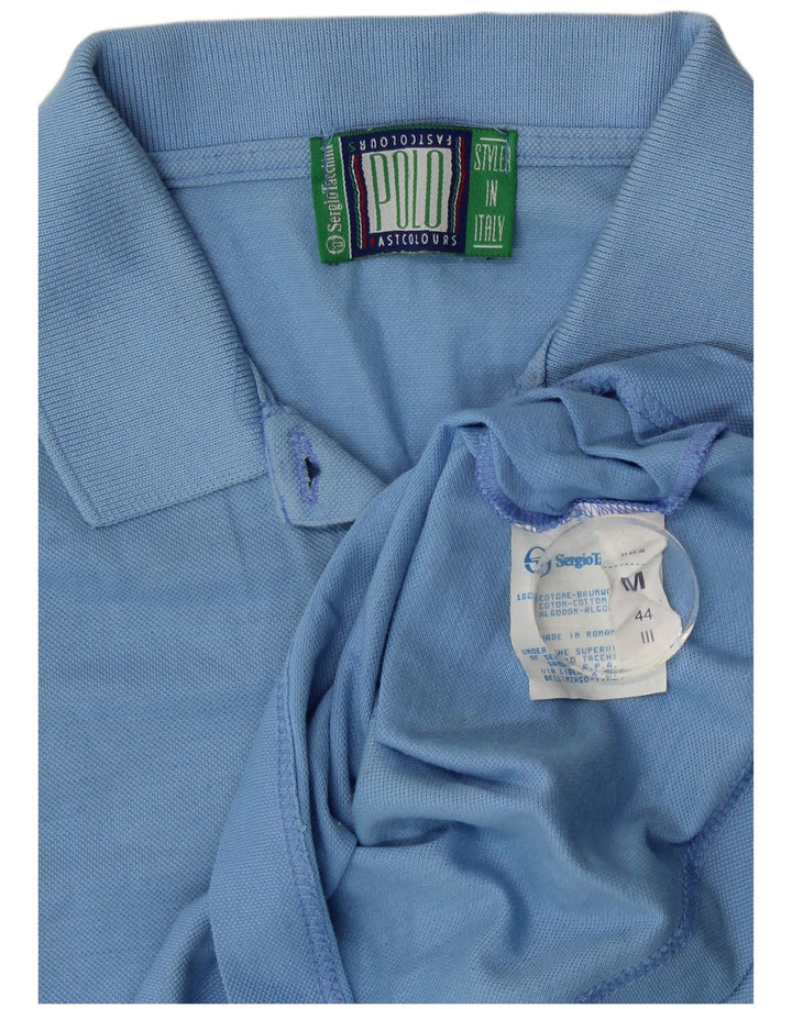 Sergio Tacchini Polo sans manches pour femme UK 12 Bleu moyen Coton