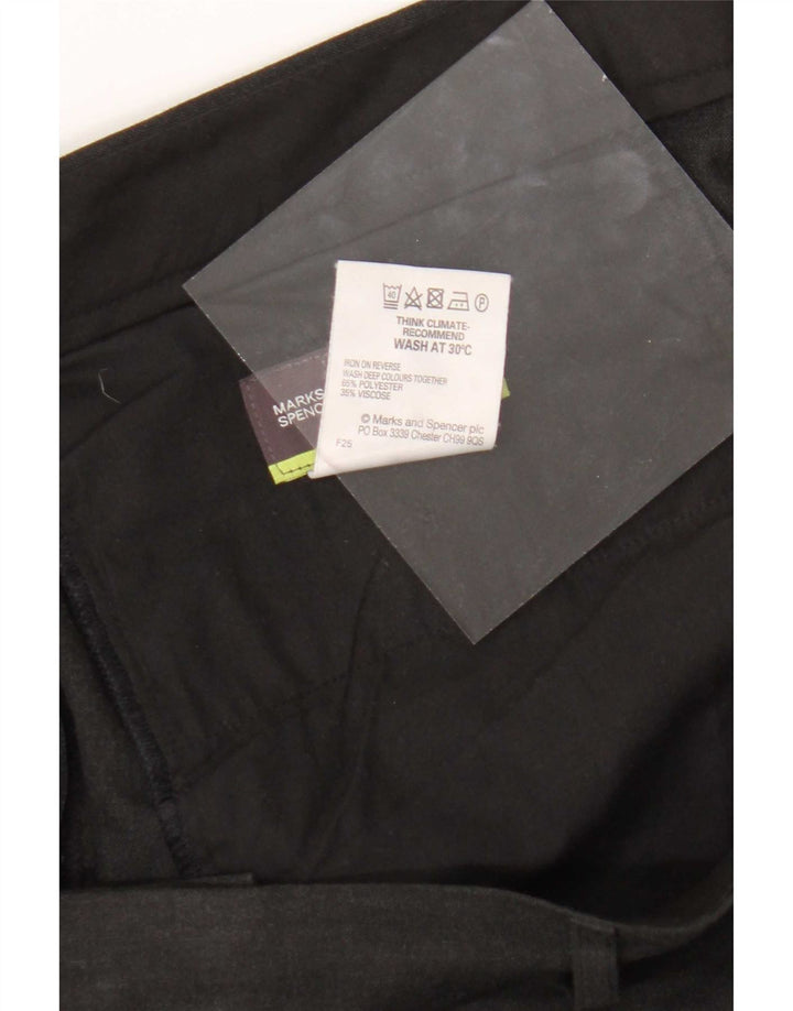 Marks & Spencer Pantalon de costume droit sur mesure pour homme W38 L31 Gris Polyester