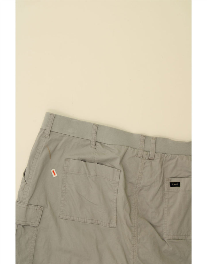 LEE Womens Mid Rise Regular Fit Cargo Skirt US 22 3XL W44  Beige Polyester Vintage Lee and Second-Hand Lee from Messina Hembry 
