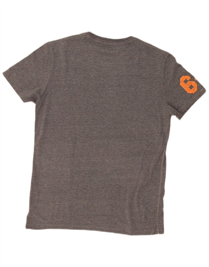 Superdry T-Shirt Graphique Homme Grand Gris Coton