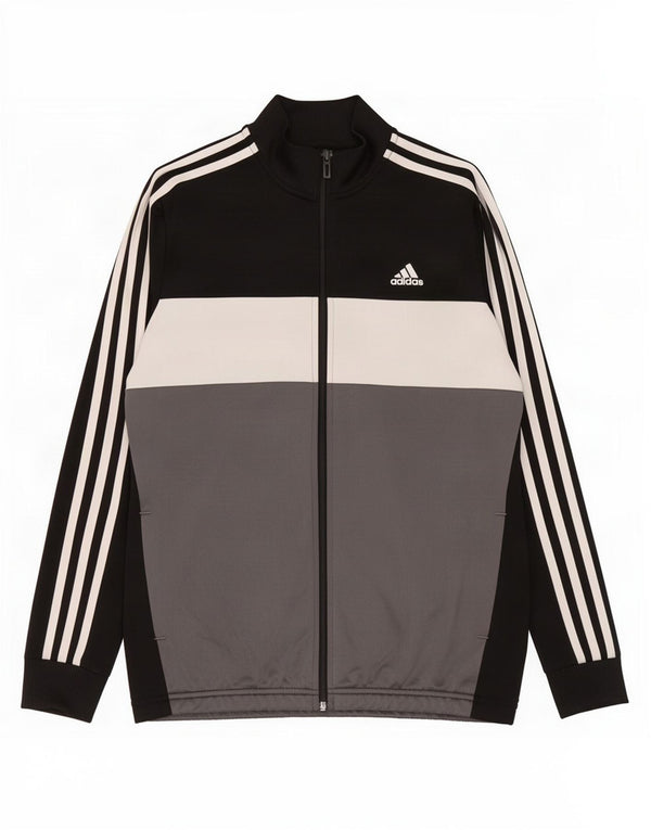 Adidas Veste de Survêtement Garçon 13-14 Ans Noir Colorblock Polyester