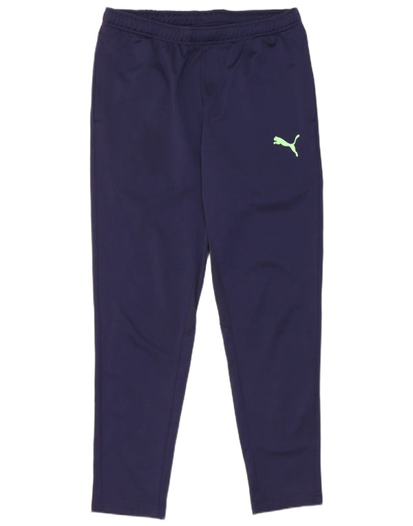 Puma Pantalon de survêtement pour homme Large Bleu marine Polyester