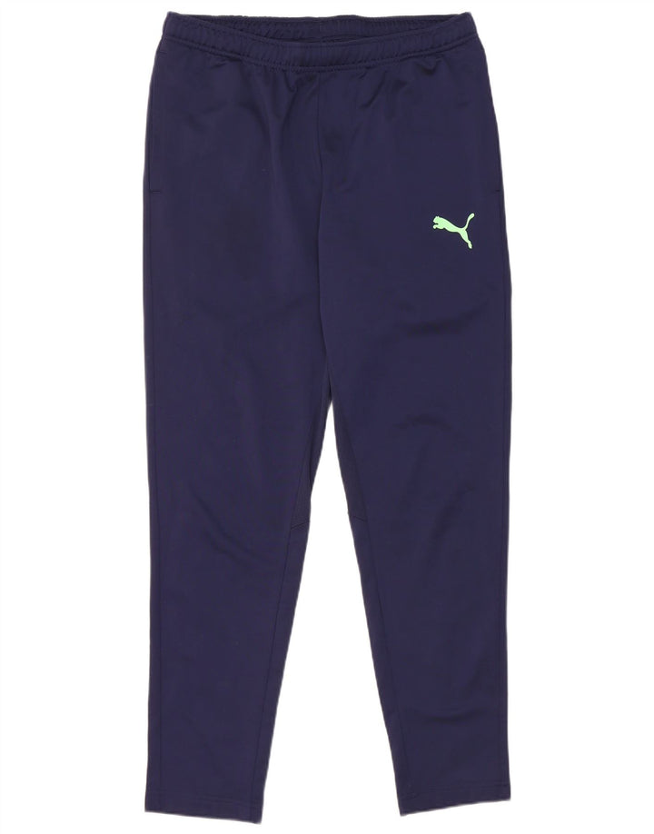 Puma Pantalon de survêtement pour homme Large Bleu marine Polyester