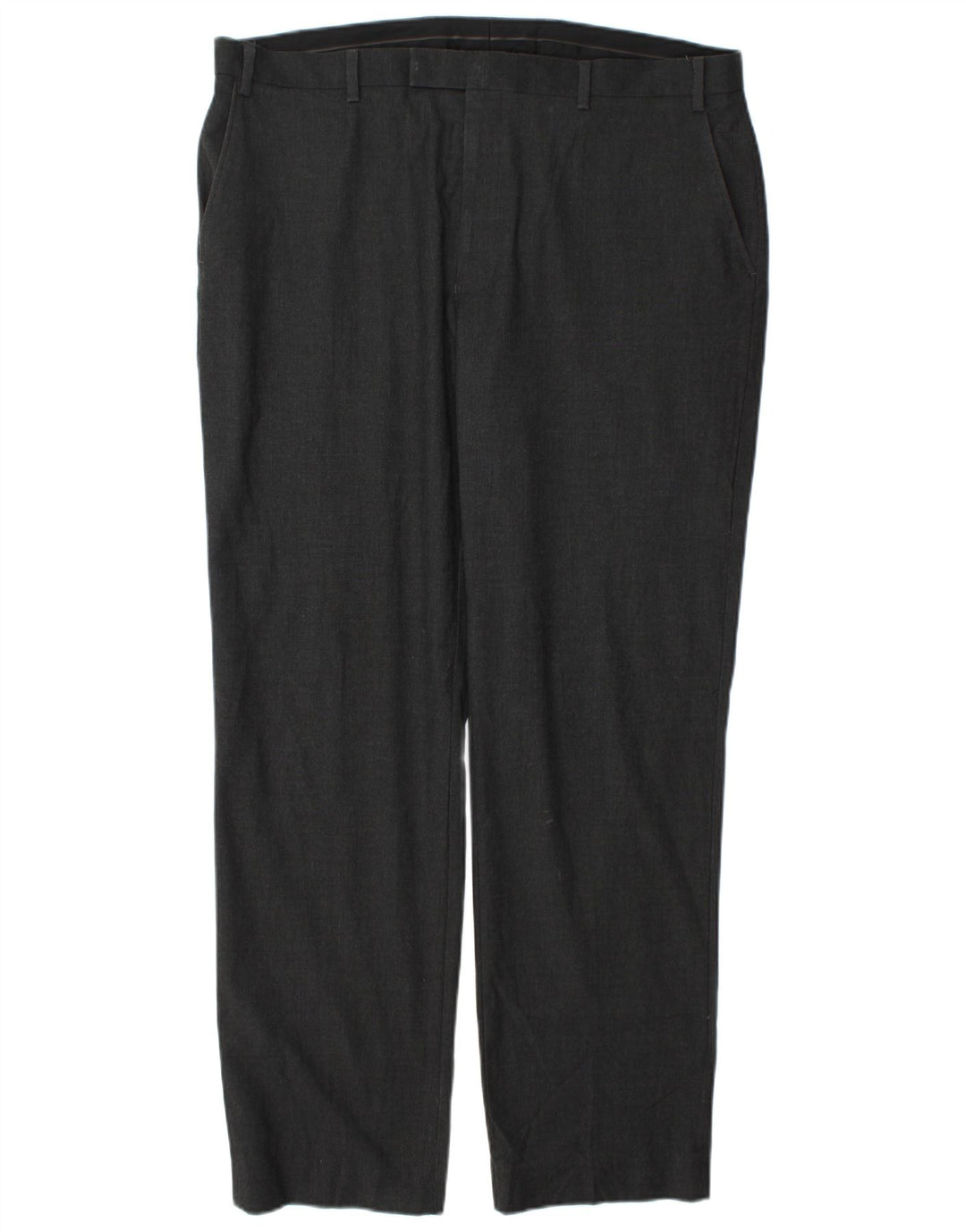 Marks & Spencer Pantalon Chino Regular Homme W40 L33 Gris Polyester