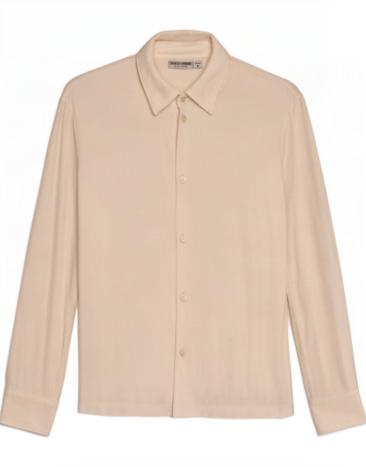 Giorgio Armani Chemise Homme Petite Viscose Blanche