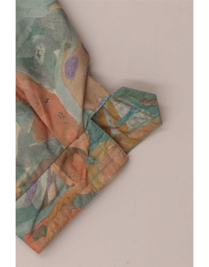 Manteau coupe-vent à motif abstrait Sympatex pour femme UK 20 2XL Multicolore