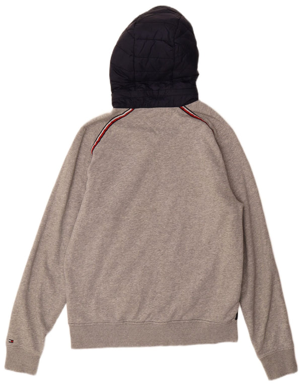 Tommy Hilfiger Veste de survêtement à capuche vintage pour homme Bleu marine Taille L
