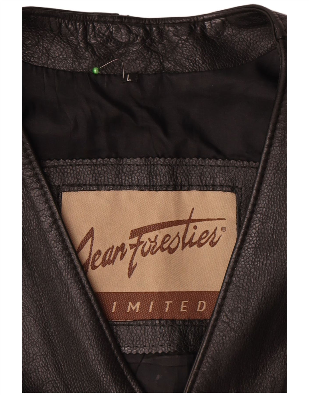gilet en cuir de moto vintage pour hommes grand cuir noir