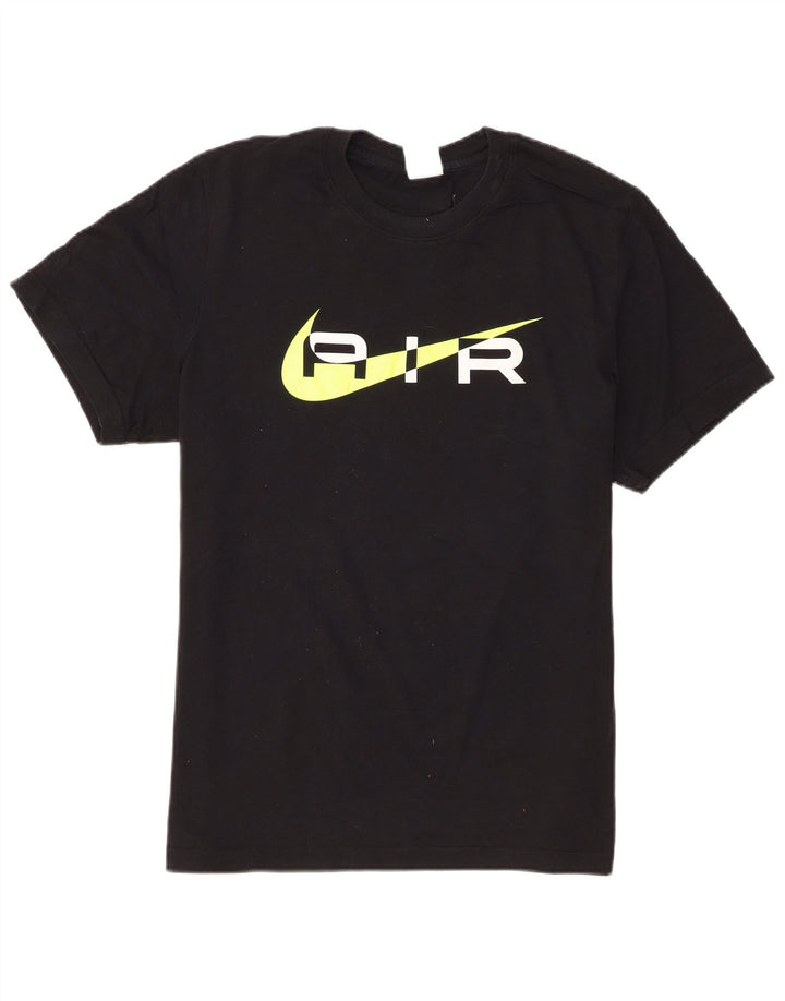 Nike T-shirt graphique pour homme en coton noir Taille L