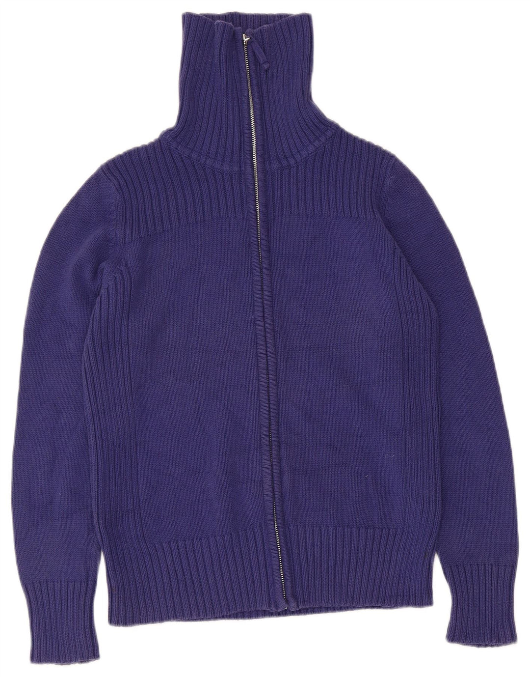 Marks & Spencer Cardigan pour femme en coton bleu moyen UK 14