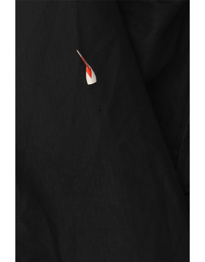 Hollister Veste coupe-vent à capuche pour hommes UK 36 Small Bleu Marine Polyester