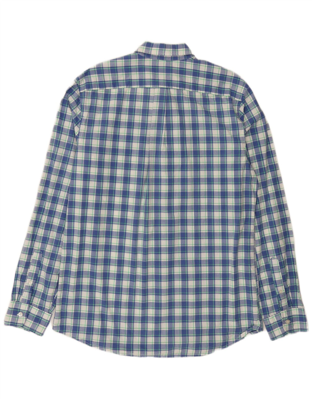 Gap Chemise Slim Fit Homme Grand Carreau Bleu Coton
