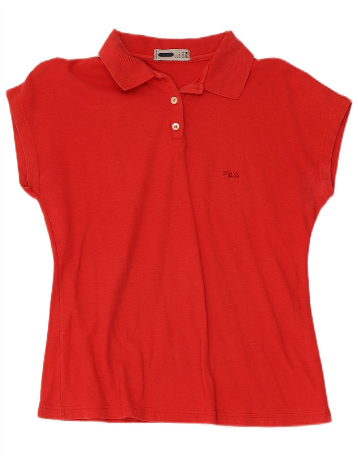 Fila Polo Femme IT 50 XL Rouge Coton