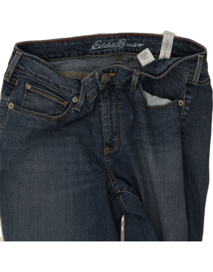 EDDIE BAUER Womens Curvy Bootcut Jeans US 12 Large W30 L29 Blue Cotton Vintage Eddie Bauer and Second-Hand Eddie Bauer from Messina Hembry 
