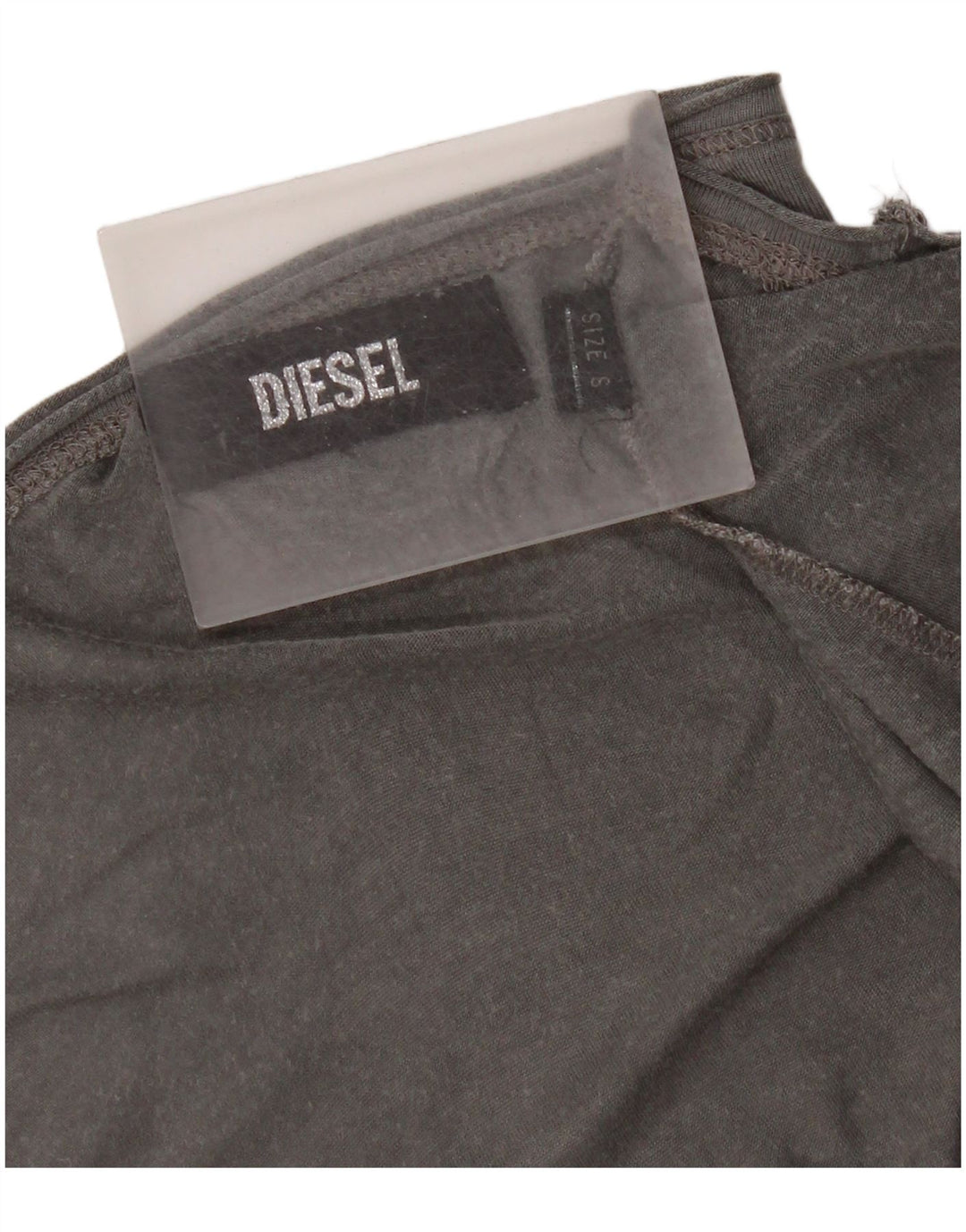 Diesel Top à manches longues pour femme UK 10 Small Gris