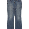 Mossimo Jean bootcut taille basse pour femme US 8 Medium W32 L32 Bleu Coton