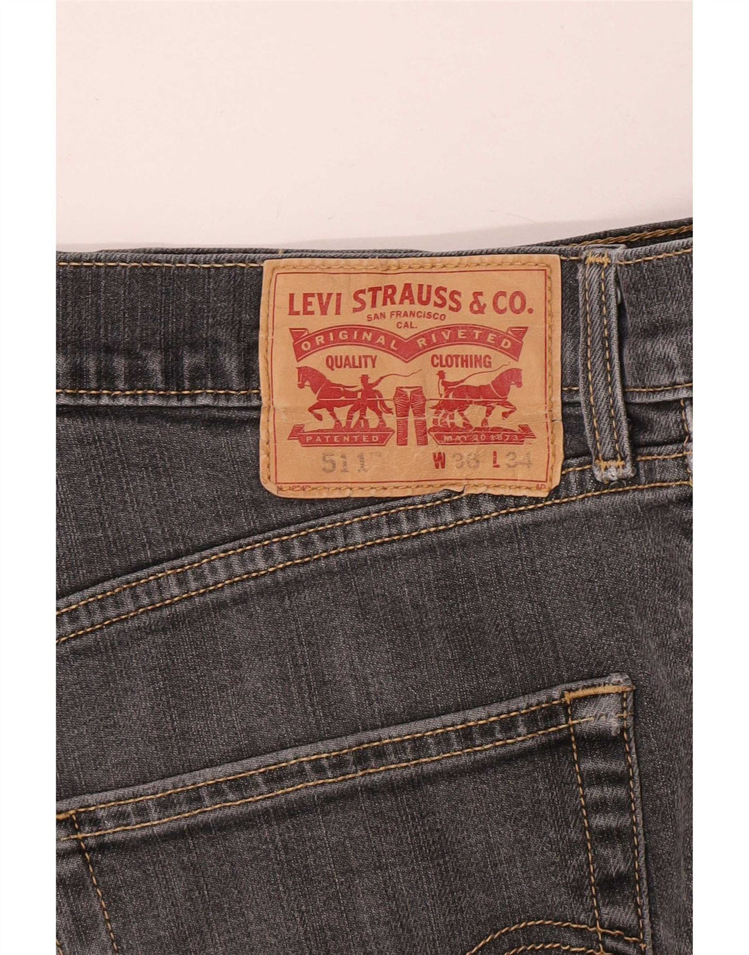 Levi's Jean Slim 511 Homme W36 L31 Gris