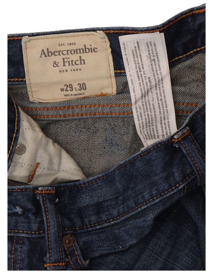ABERCROMBIE & FITCH Jean droit homme W29 L30 bleu coton