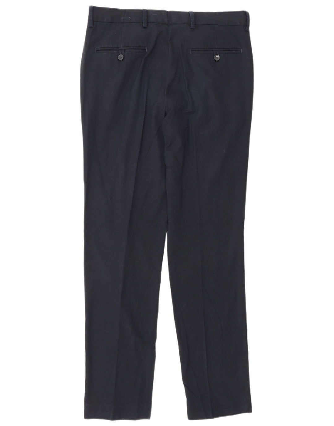 Marks & Spencer Pantalon Chino Slim Homme W32 L30 Bleu Marine Polyester