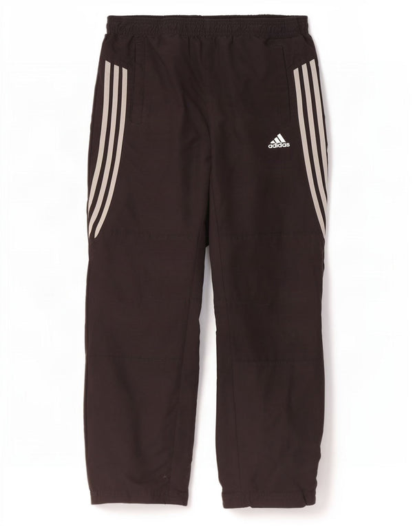 Adidas Mens Tracksuit Trousers Medium Black Polyester