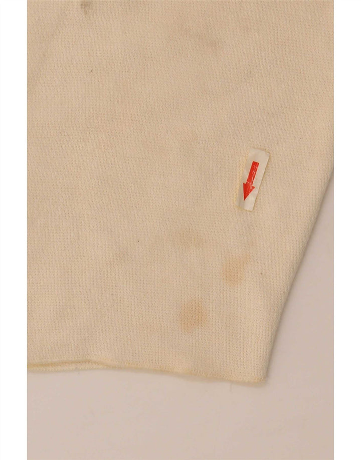 Zara Femme Cardigan Top UK 14 Medium Off White Viscose