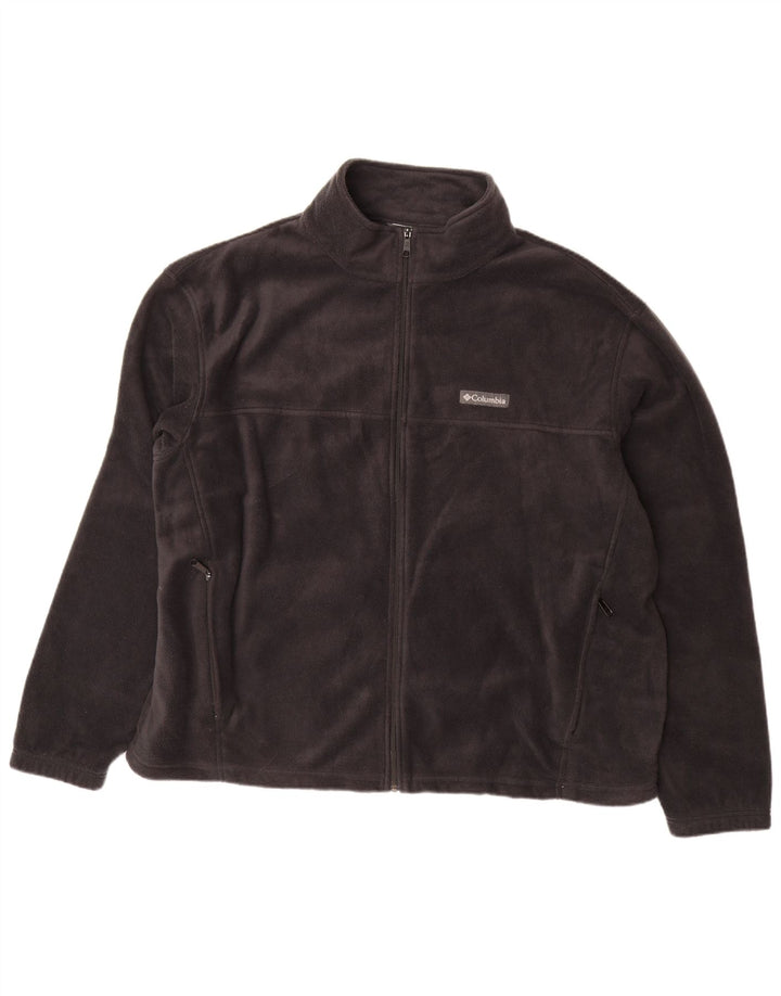 COLUMBIA Veste Polaire Homme UK 44 2XL Noir Polyester