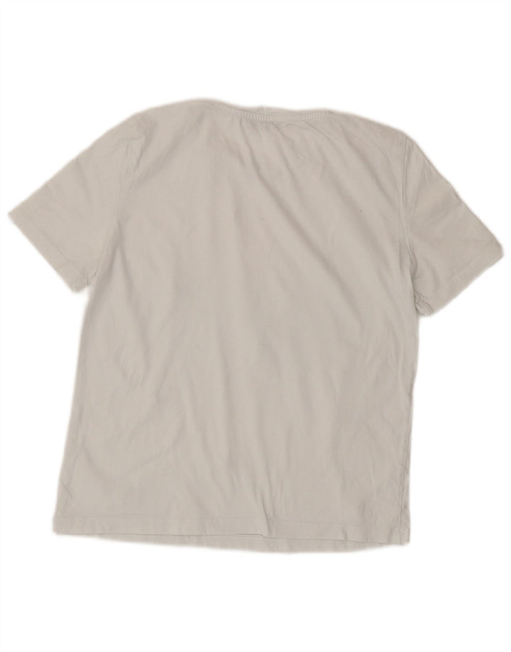 ZARA Femme T-Shirt Top UK 8 Small Blanc