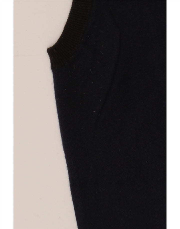 Gas Cardigan sans manches pour homme en coton bleu marine moyen