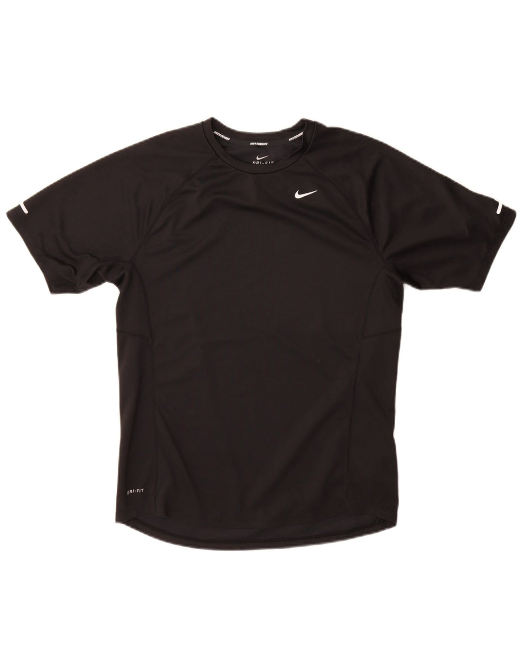 Nike Hommes Dri Fit T-Shirt Haut Noir Moyen Polyester