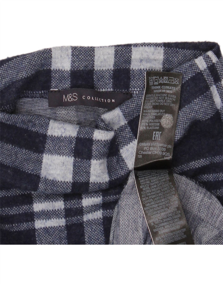 Marks & Spencer Pull col roulé pour femme UK 14 Large Bleu marine