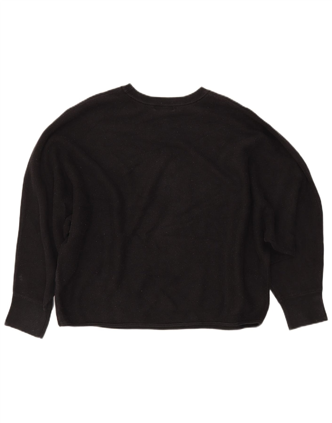 CALVIN KLEIN JEANS Pull court pour femme UK 14 Noir moyen