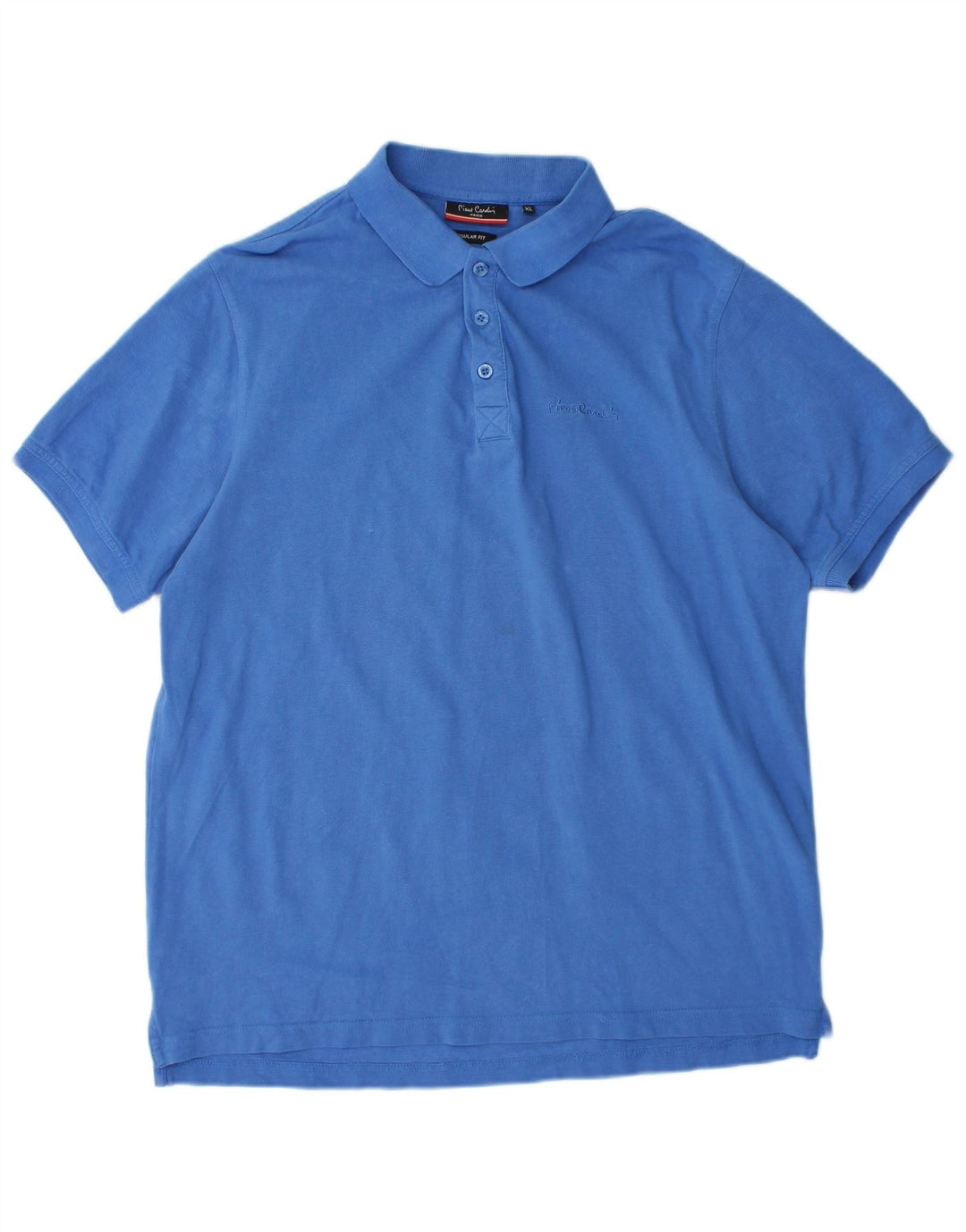 PIERRE CARDIN Polo Regular Fit Homme XL Bleu Coton