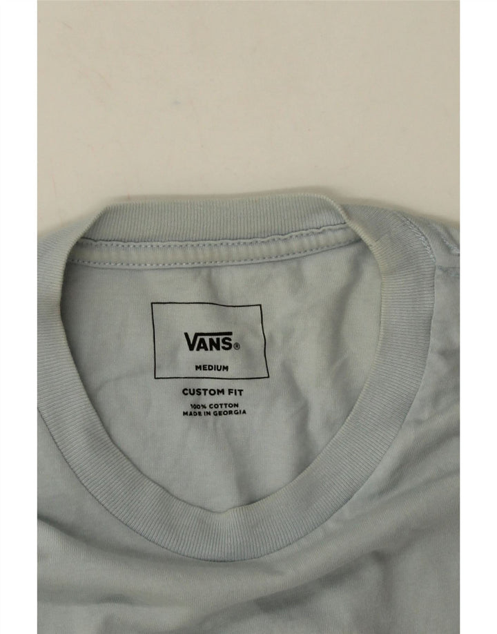 Vans T-shirt graphique ajusté sur mesure pour homme en coton bleu moyen