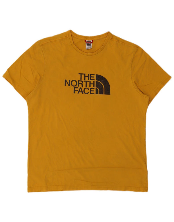 The North Face T-shirt graphique pour hommes, grand, jaune, coton