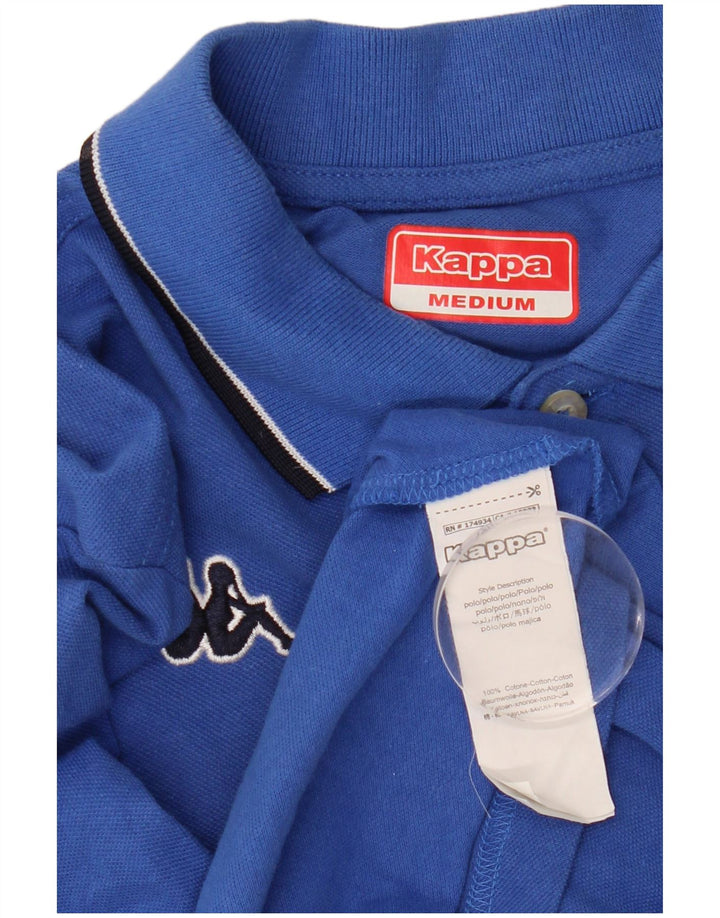 KAPPA Polo Homme Bleu Moyen Coton