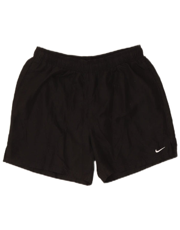 Nike Short de sport pour homme Noir moyen Polyester