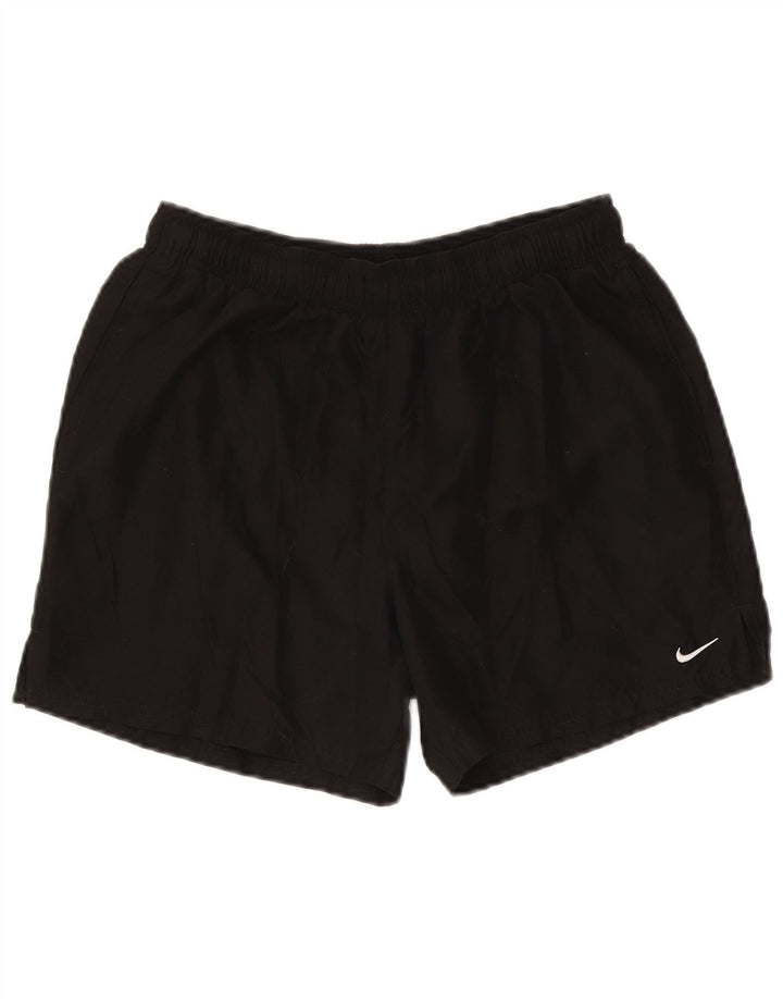 Nike Short de sport pour homme Noir moyen Polyester