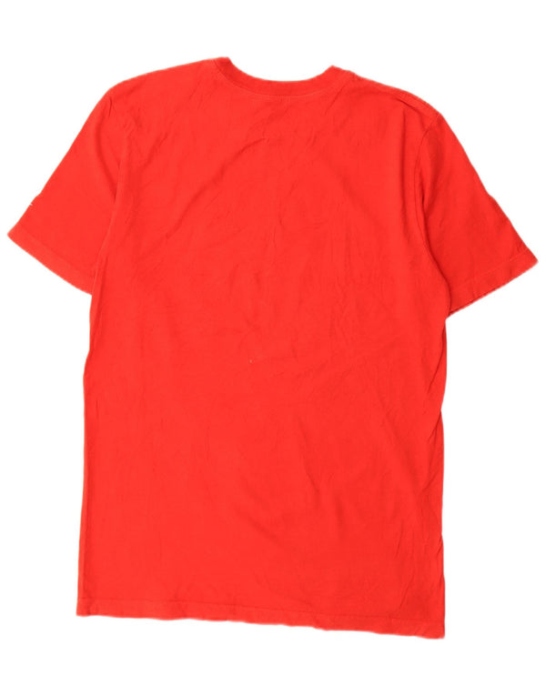 Nike T-shirt graphique coupe standard pour homme, petit, rouge, coton
