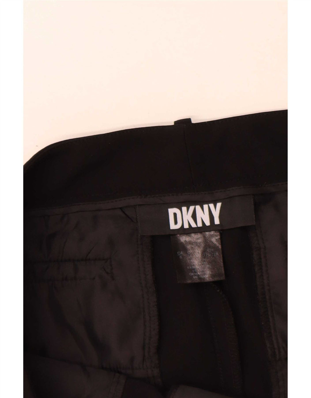 Dkny Pantalon Chino Slim Femme US 8 Medium W30 L27 Noir