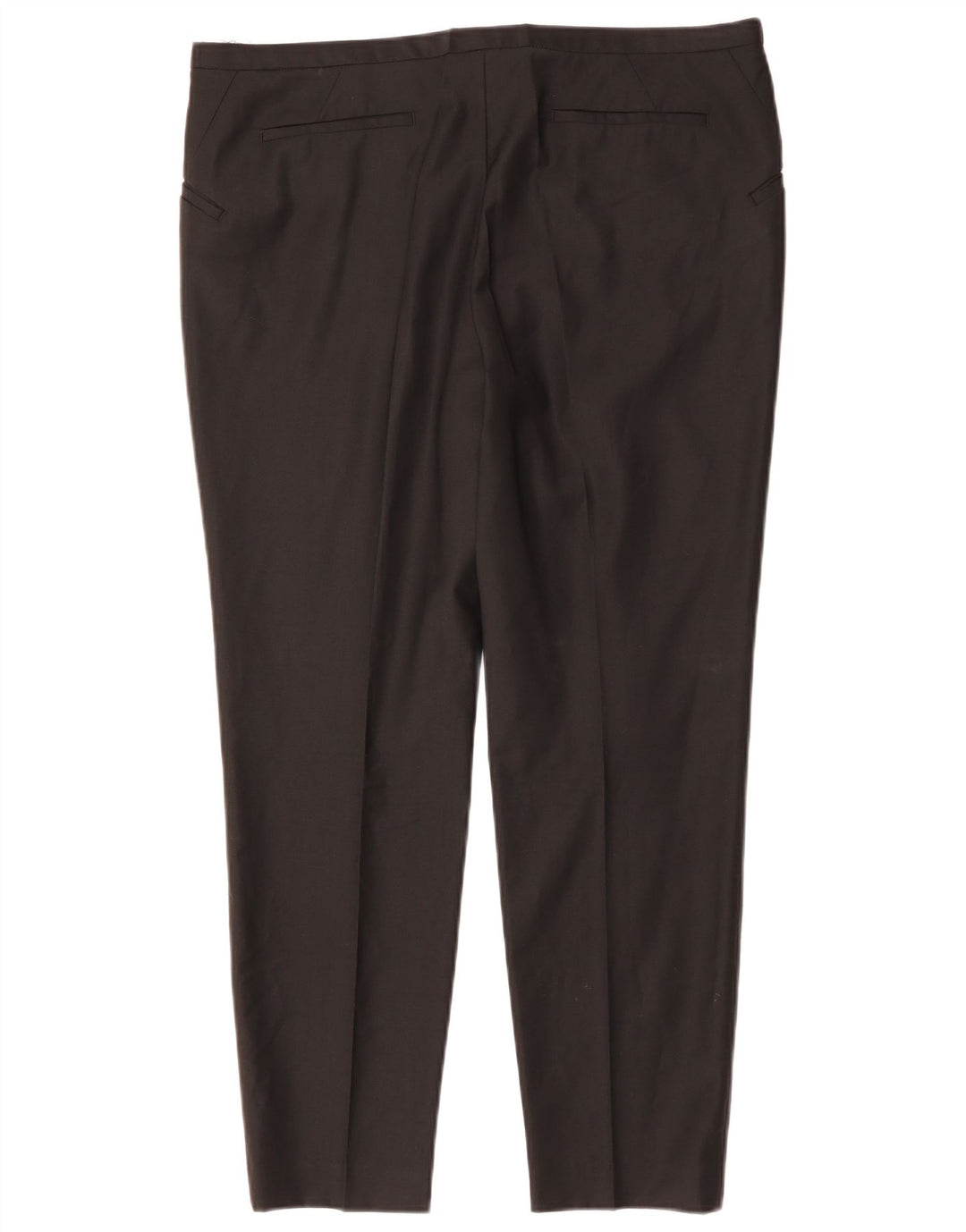 TED BAKER Pantalon décontracté droit pour femme W38 L29 Noir