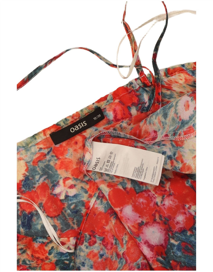 Oasis Caraco Femme UK 10 Petit Polyester Floral Multicolore