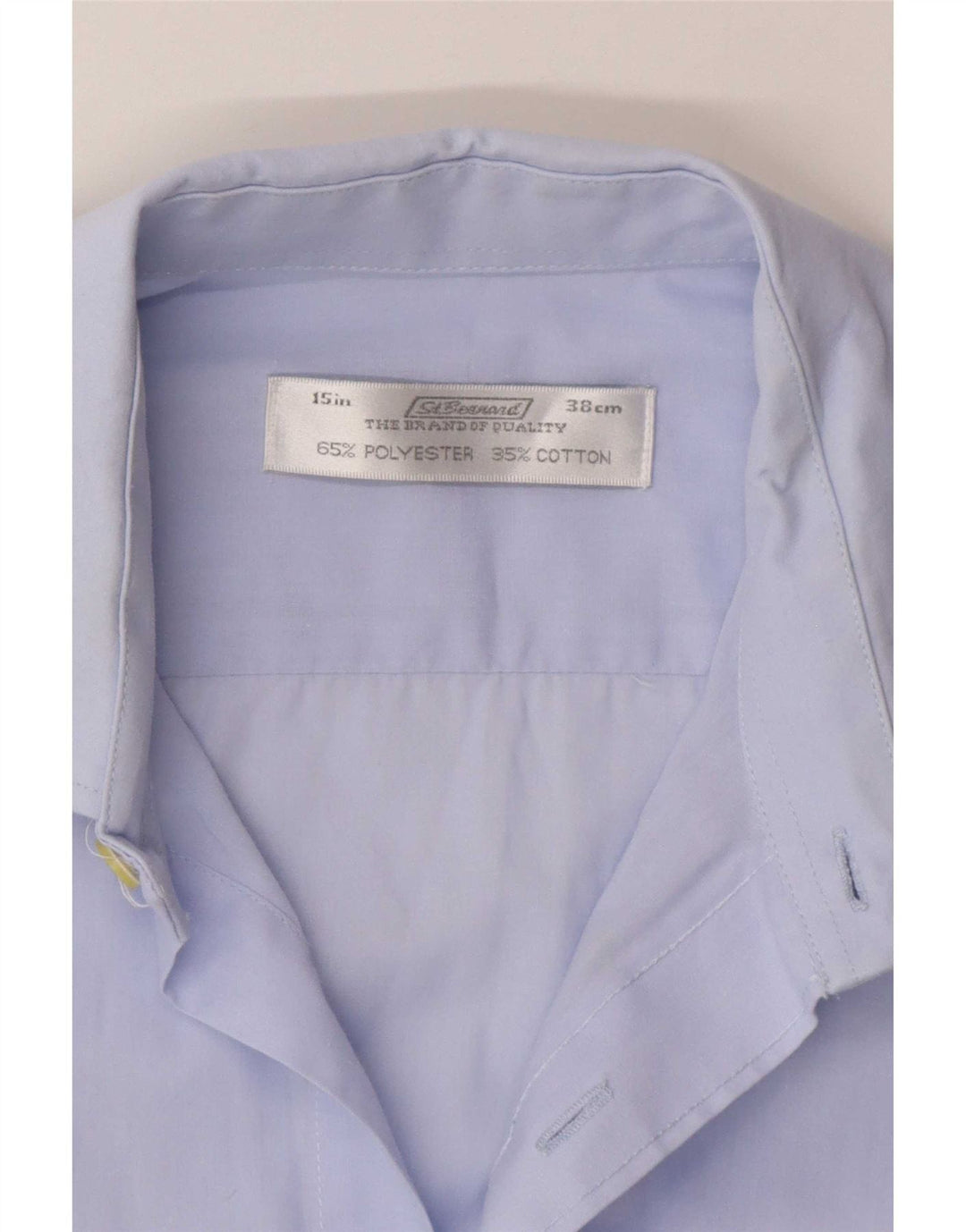 St. Chemise homme Bernard taille 15 38 bleu moyen Polyester