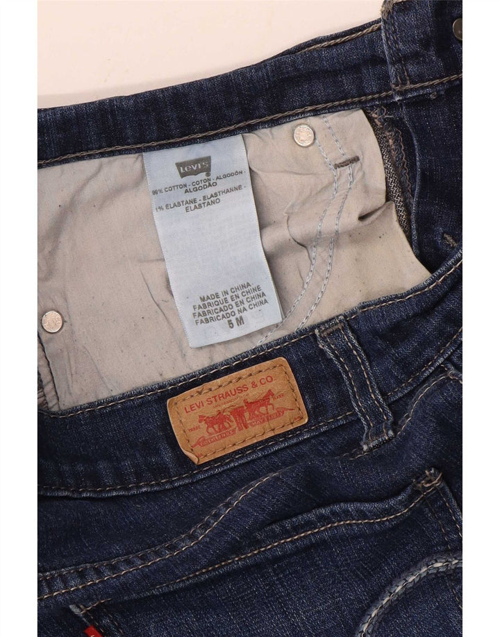 Levi's Jean bootcut taille basse 524 pour femme US 5 Medium W30 L32 Bleu Coton