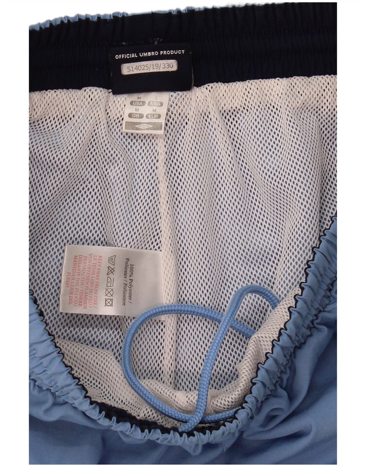 Umbro Short de Sport Graphique Homme Bleu Moyen Polyester