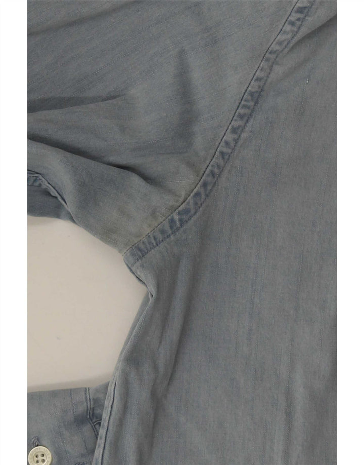 Lyle & Scott Chemise Homme Bleu Moyen Coton