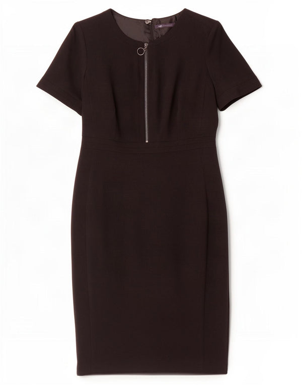 Marks & Spencer Robe fourreau pour femme UK 44 Medium Noir Polyester