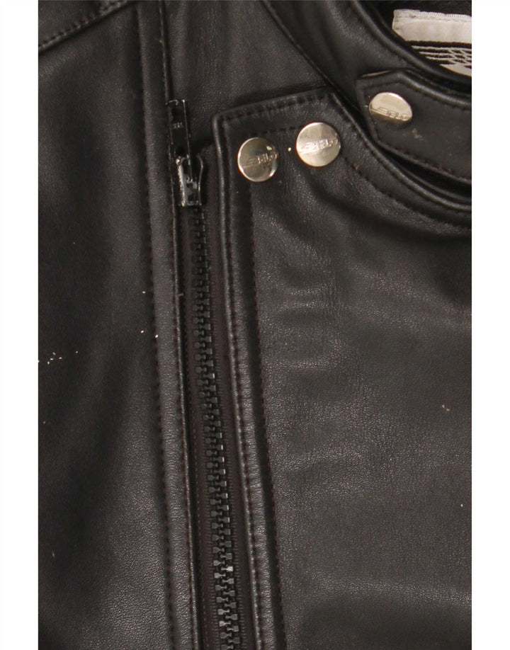 Belo Tours Veste de course en cuir pour homme EU 50 Large Noir